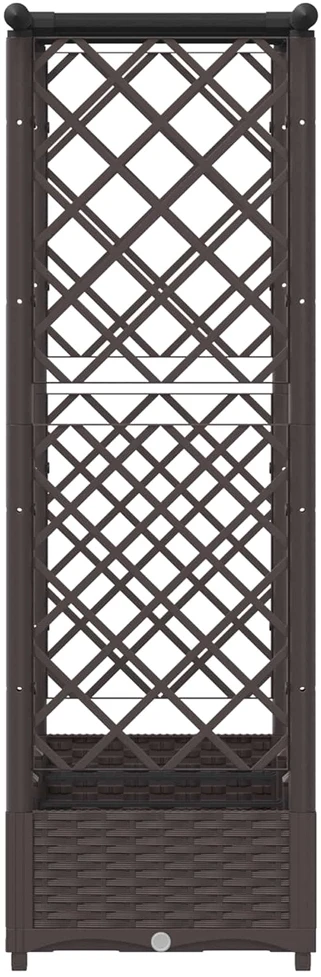 Pakeltas lovas su trelėmis ir stogu Ruda 164 x 40 x 121 cm PP