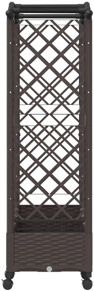 Pakeltas lovas su trelėmis ir stogu Ruda 207 x 40 x 129 cm PP