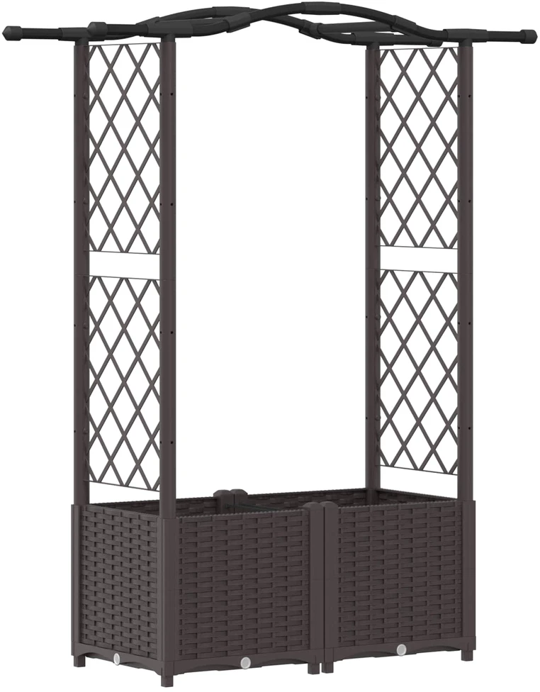 Pakeltas lovas su trelėmis ir stogu Ruda 125 x 40 x 138 cm PP