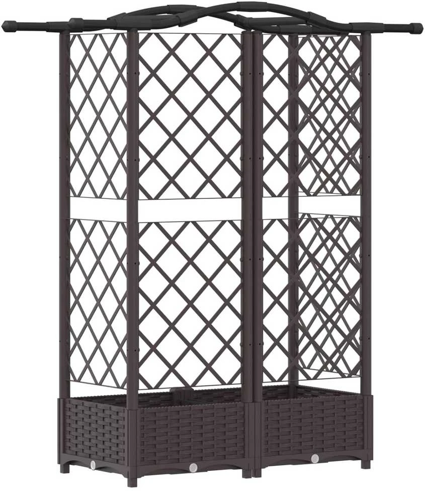 Pakeltas lovas su trelėmis ir stogu Ruda 124 x 40 x 123 cm PP