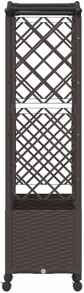 Pakeltas lovas su trelėmis ir stogu Ruda 163 x 40 x 144 cm PP