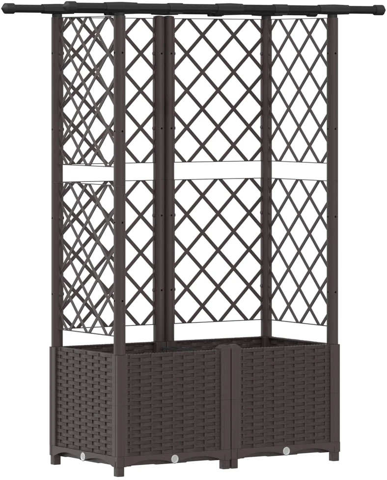 Pakeltas lovas su trelėmis ir stogu Ruda 124 x 40 x 136 cm PP