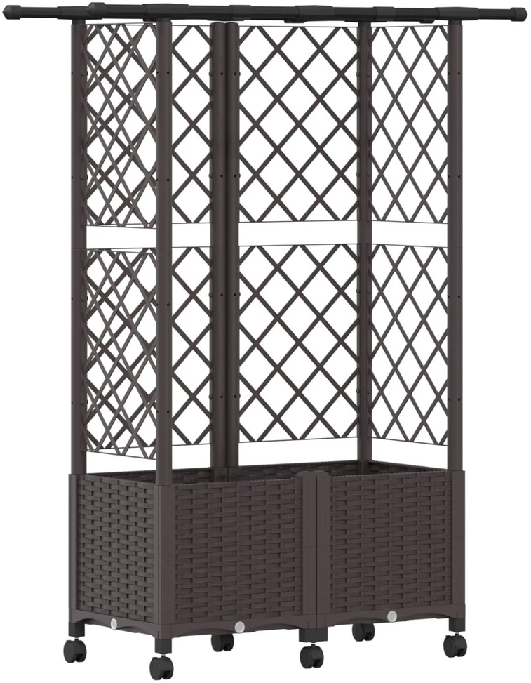 Pakeltas lovas su trelėmis ir stogu Ruda 124 x 40 x 142 cm PP