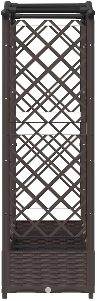 Pakeltas lovas su trelėmis ir stogu Ruda 207 x 40 x 123 cm PP