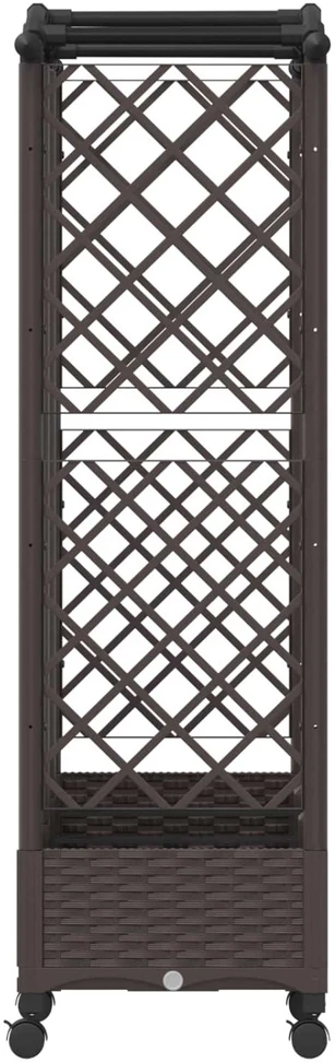 Pakeltas lovas su trelėmis ir stogu Ruda 163 x 40 x 129 cm PP
