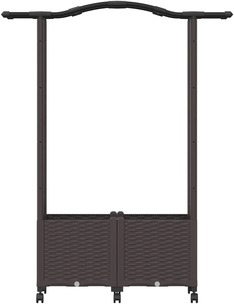 Pakeltas lovas su trelėmis ir stogu Ruda 125 x 40 x 144 cm PP