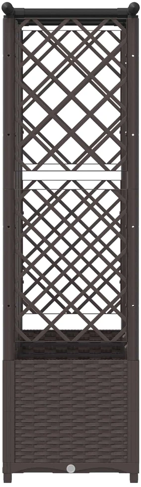 Pakeltas lovas su trelėmis ir stogu Ruda 163,5 x 40 x 136 cm PP