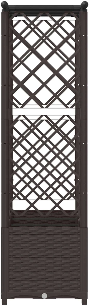 Pakeltas lovas su trelėmis ir stogu Ruda 162,5 x 40 x 136 cm PP