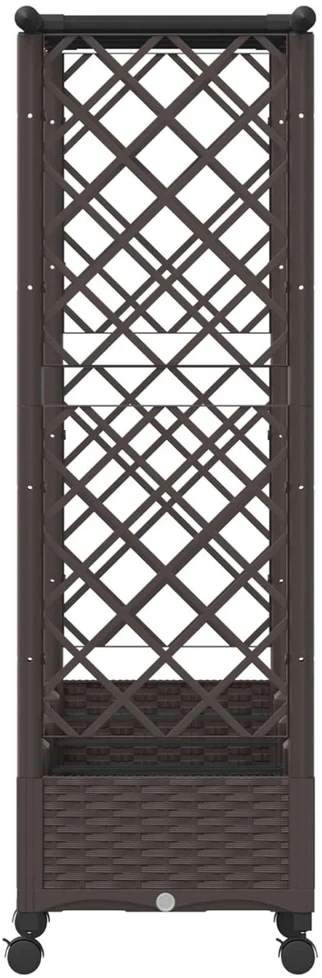 Pakeltas lovas su trelėmis ir stogu Ruda 203 x 40 x 127 cm PP