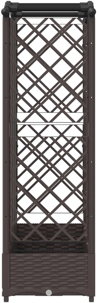 Pakeltas lovas su trelėmis ir stogu Ruda 203,5 x 40 x 123 cm PP
