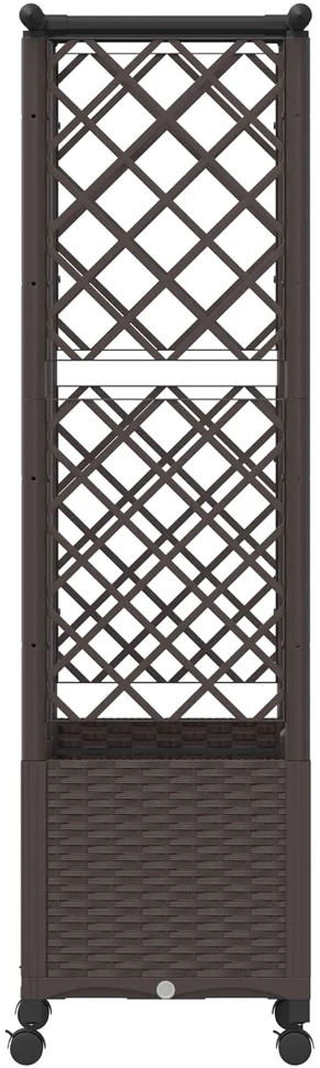 Pakeltas lovas su trelėmis ir stogu Ruda 124 x 40 x 142 cm PP