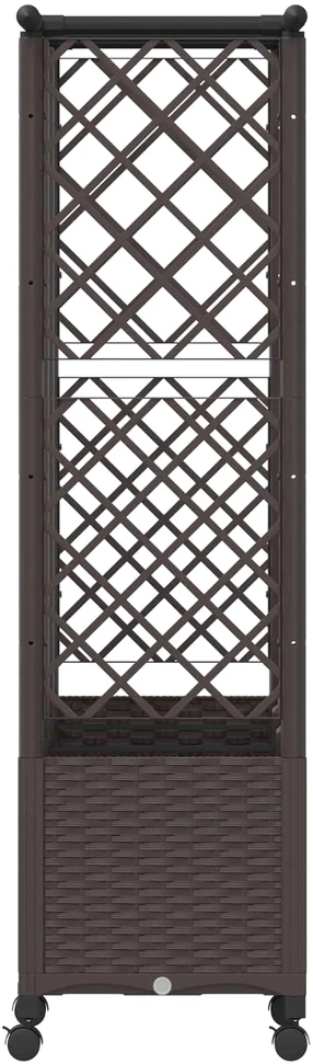 Pakeltas lovas su trelėmis ir stogu Ruda 163,5 x 40 x 142 cm PP