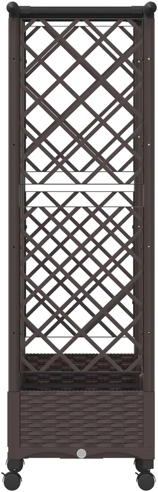Pakeltas lovas su trelėmis ir stogu Ruda 164 x 40 x 127 cm PP