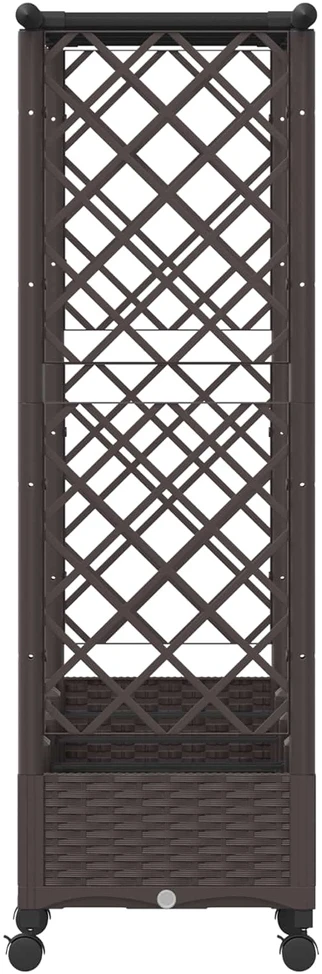 Pakeltas lovas su trelėmis ir stogu Ruda 203 x 40 x 127 cm PP