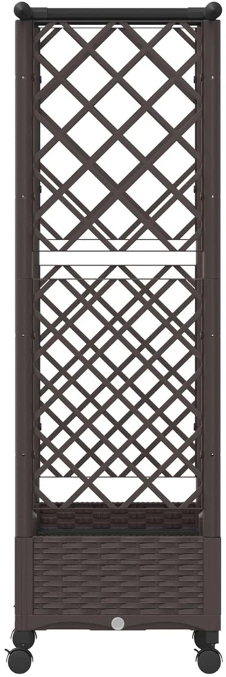 Pakeltas lovas su trelėmis ir stogu Ruda 122,5 x 40 x 127 cm PP