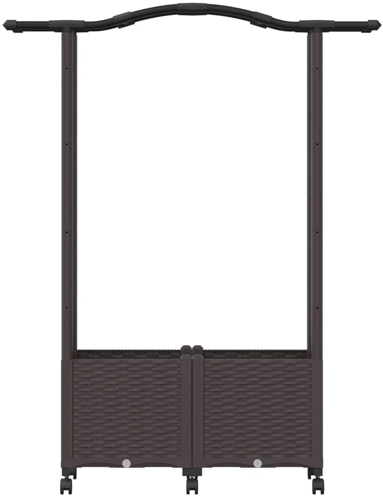 Pakeltas lovas su trelėmis ir stogu Ruda 125 x 40 x 144 cm PP