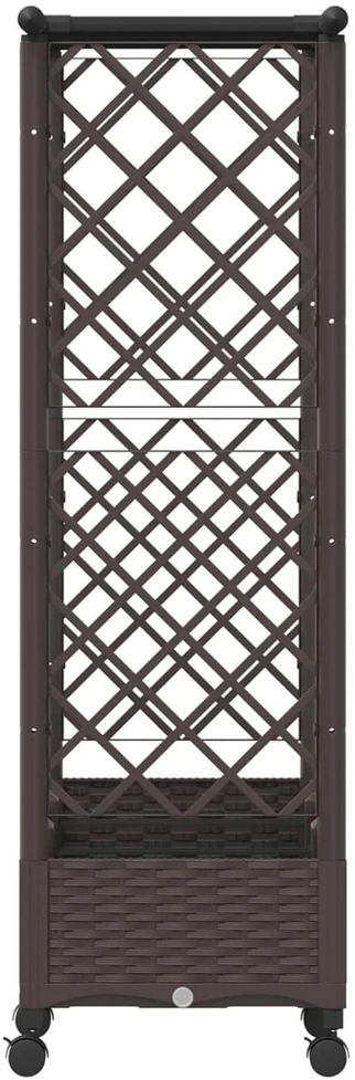 Pakeltas lovas su trelėmis ir stogu Ruda 164 x 40 x 127 cm PP
