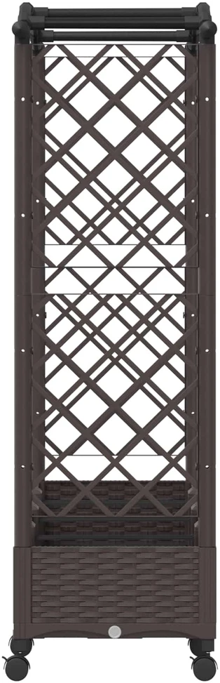 Pakeltas lovas su trelėmis ir stogu Ruda 207 x 40 x 129 cm PP