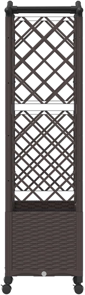Pakeltas lovas su trelėmis ir stogu Ruda 122 x 40 x 144 cm PP