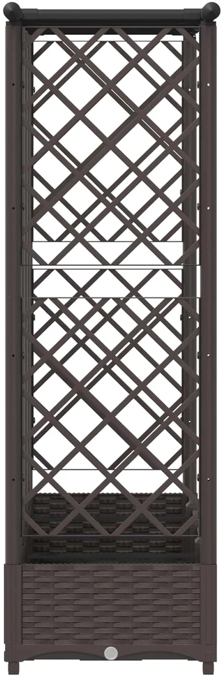 Pakeltas lovas su trelėmis ir stogu Ruda 202,5 x 40 x 121 cm PP