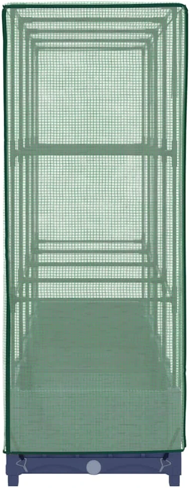 Pakelta lysvė su šiltnamio dangčiu, 160x40x123cm