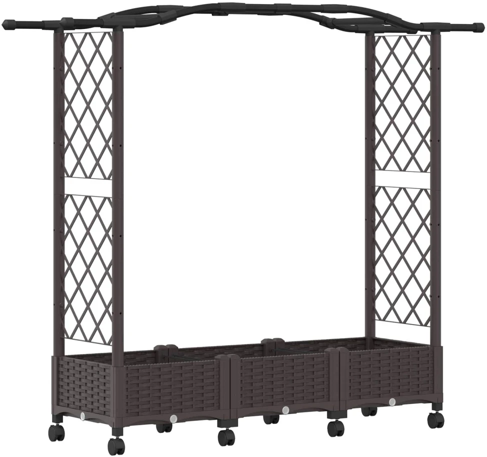 Pakeltas sodas su treliu ir ratais Ruda 169 x 40 x 129 cm PP