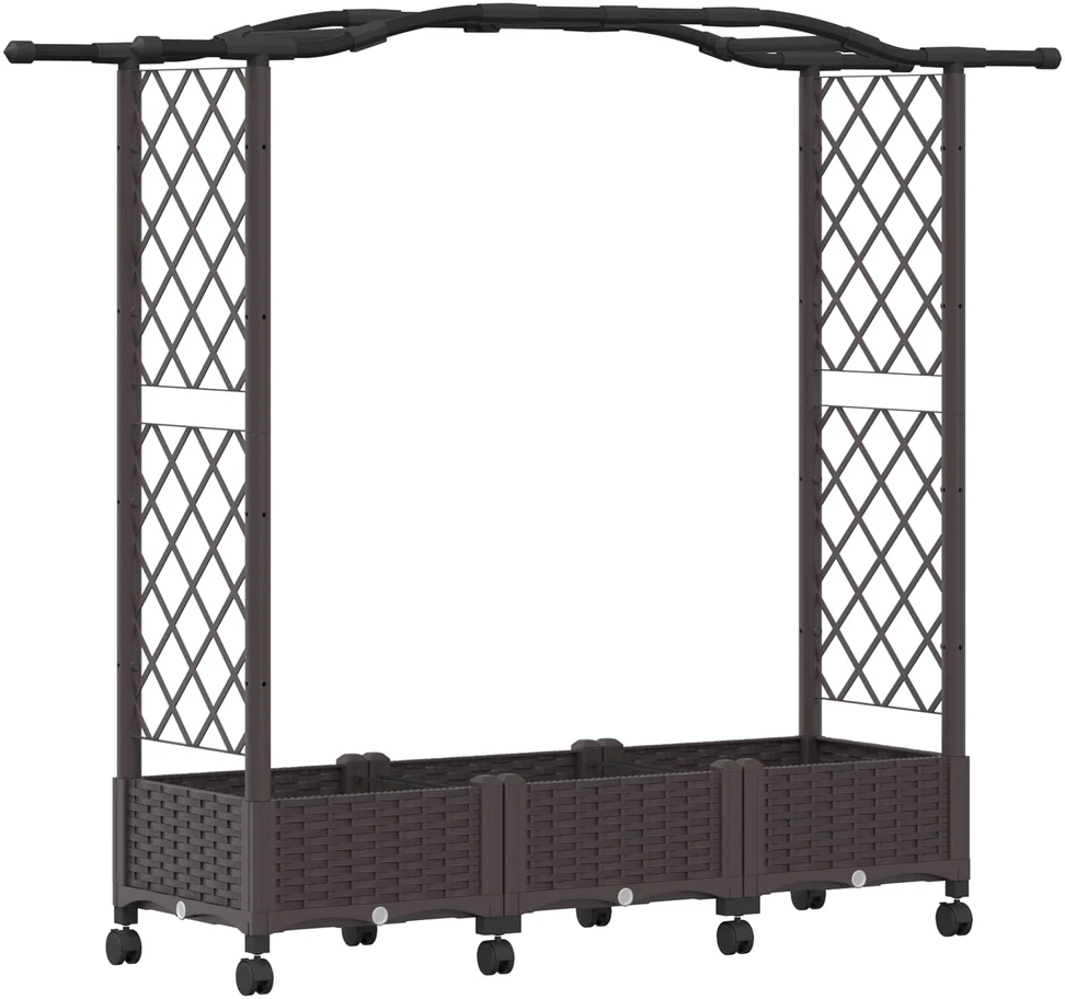 Pakeltas sodas su treliu ir ratais Ruda 169 x 40 x 129 cm PP