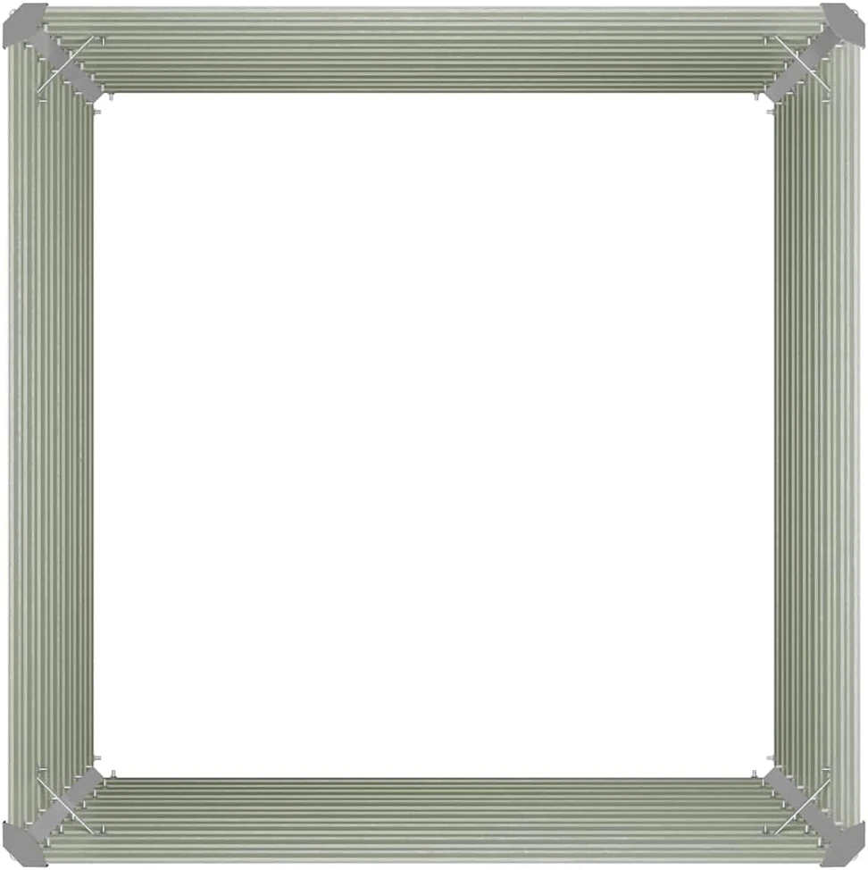 Pakeltas sodo lovelis, rudas, 100x100x77cm, galvan. plienas