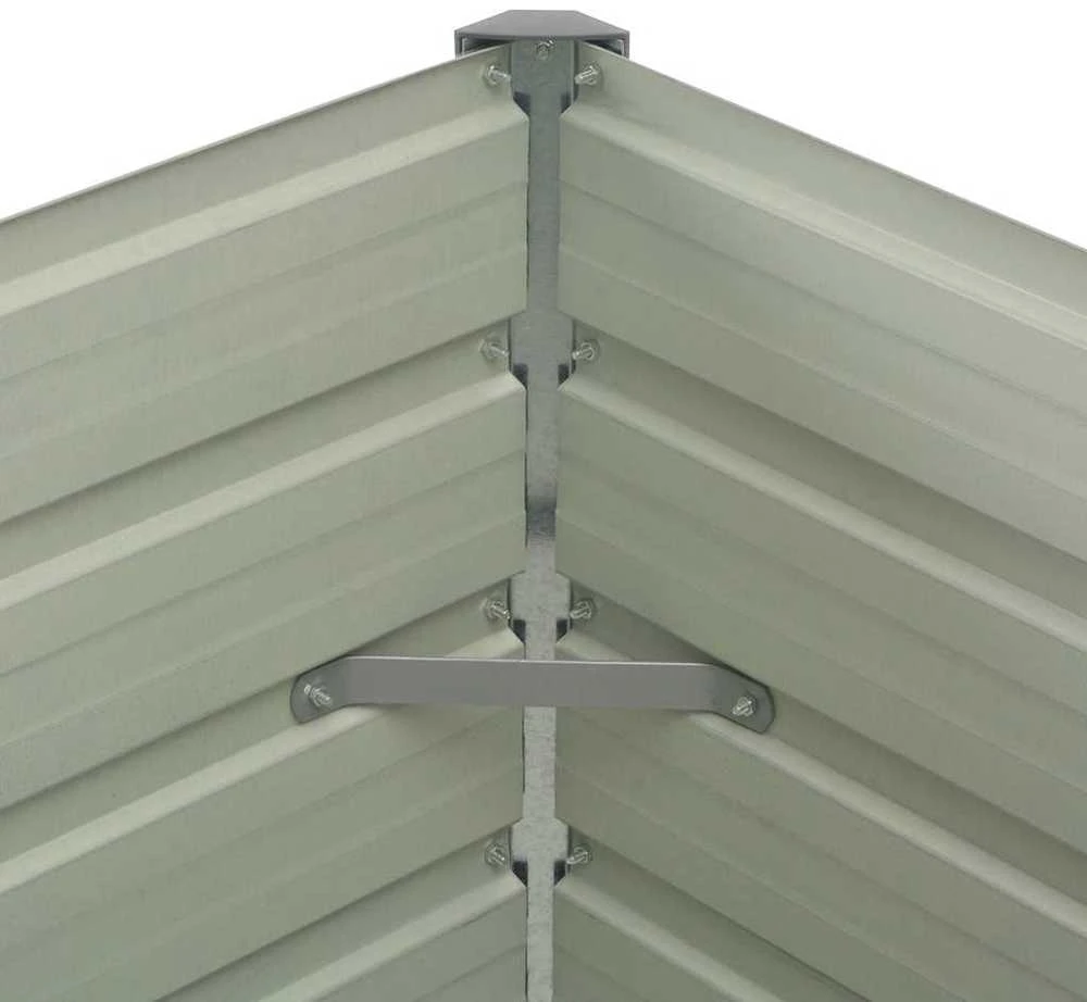 Pakeltas sodo lovelis, rudas, 100x100x77cm, galvan. plienas
