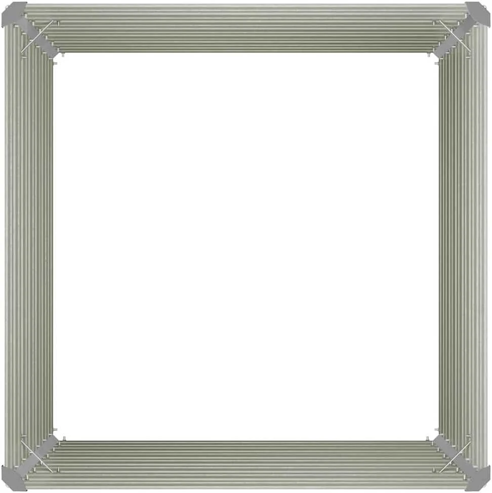 Pakeltas sodo lovelis, rudas, 100x100x77cm, galvan. plienas