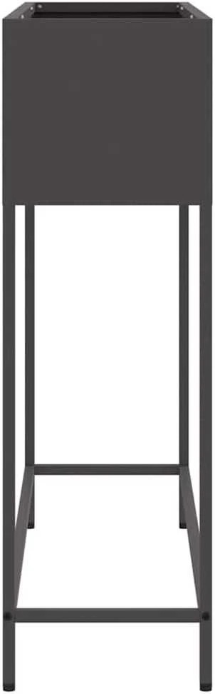 Pakeltas Sodo Vazonas Juoda 100 x 26 x 82 cm Plienas