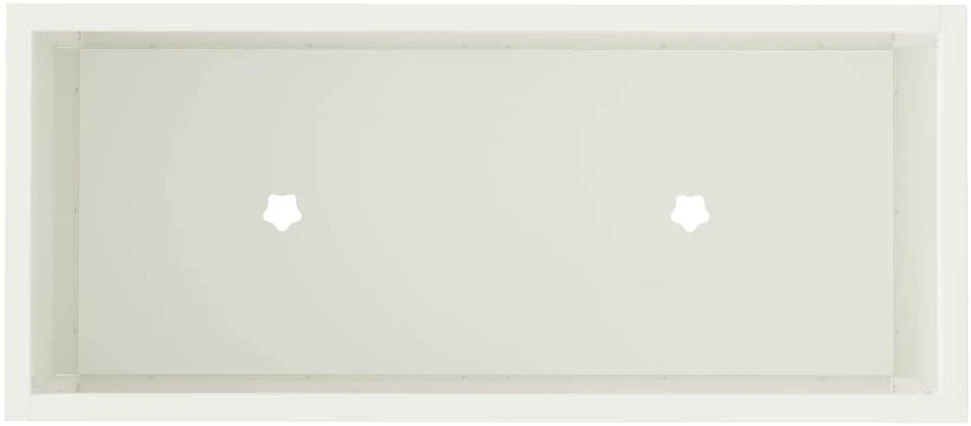 Pakeltas Sodo Vazonas Balta 60 x 26 x 48 cm Plienas