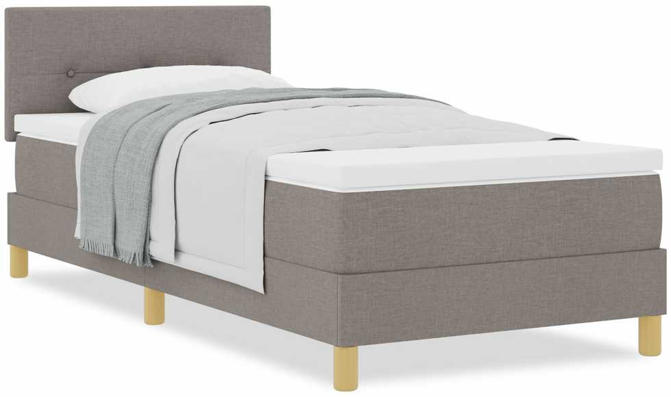 Kiemas lova su pagalve Tortora 100 x 200 cm audinys