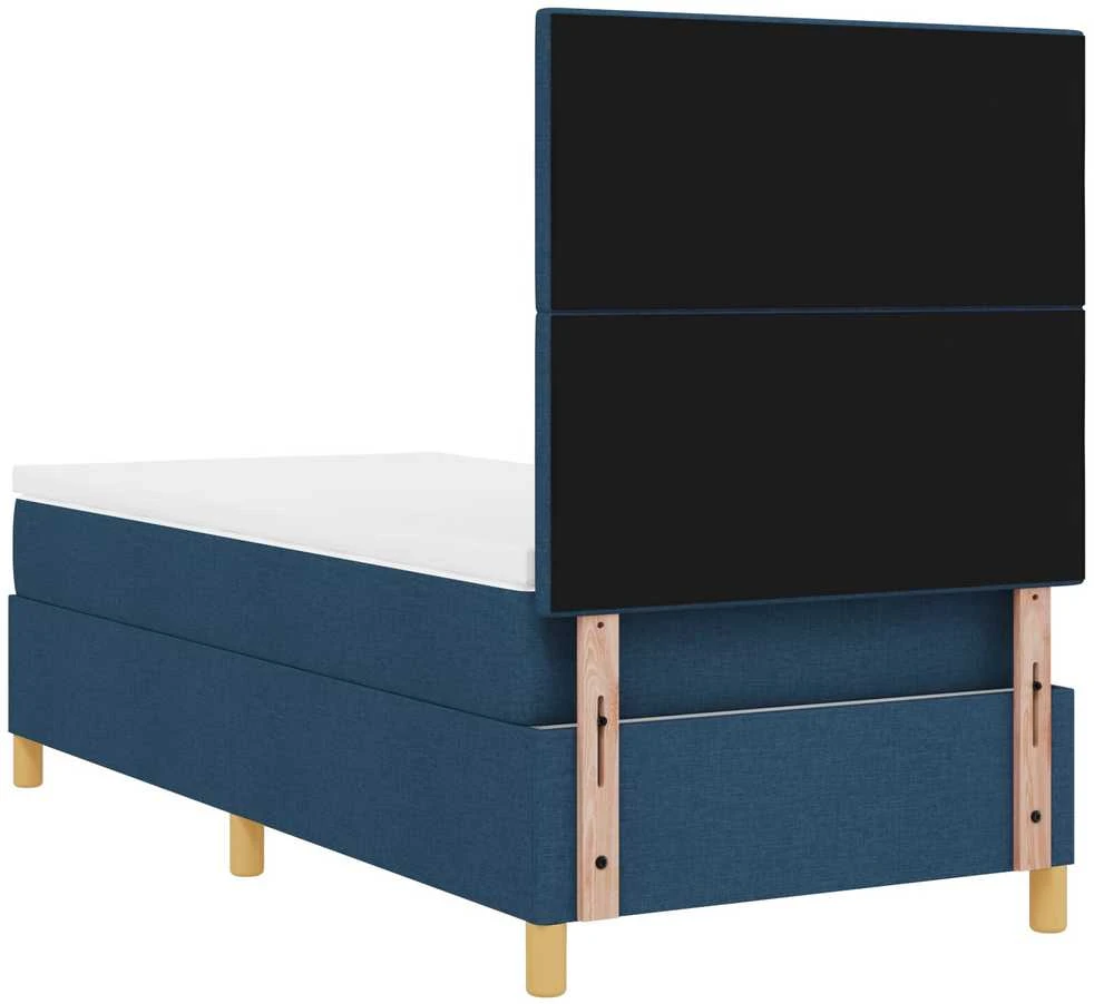 Kiemas lova su galvūgalio Mėlyna 80 x 200 cm audinys