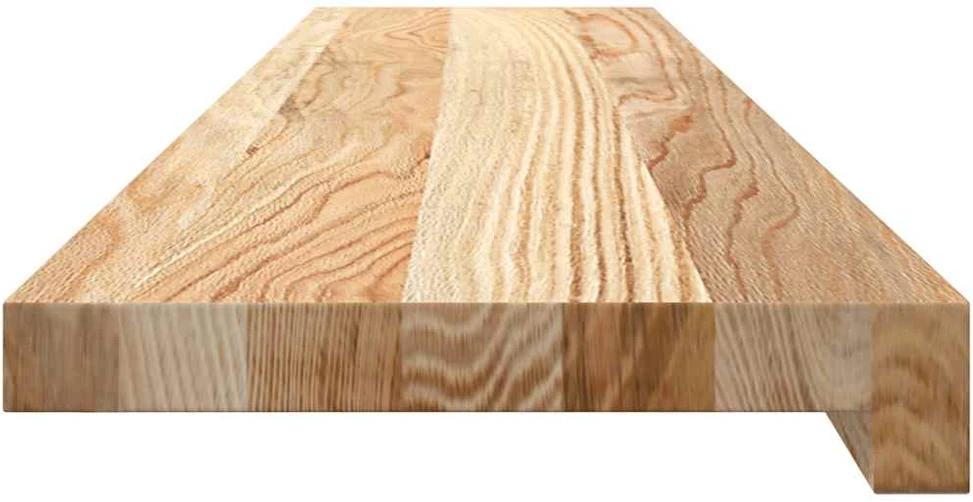 Palangės, 2 vnt, 100x20x2 cm, neapdorotas ąžuolo medienos