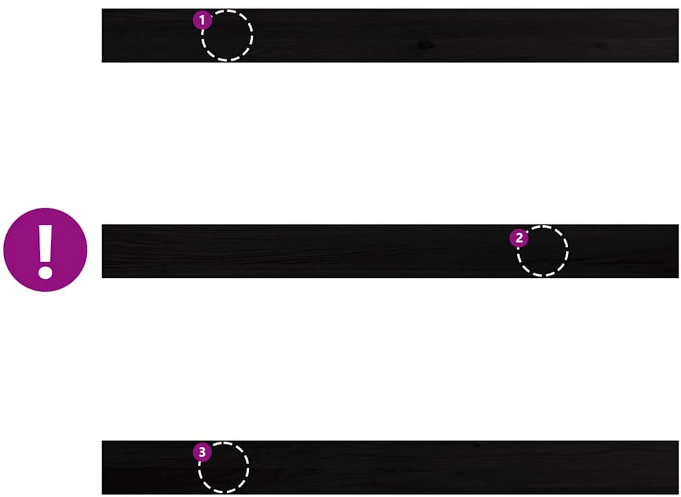 Palangės, 2 vnt, tamsiai rudos, 160x15x2 cm, ąžuolo medienos