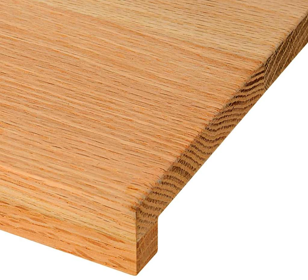 Palangės, 2 vnt, šviesiai rudos, 100x25x2 cm, ąžuolo medienos