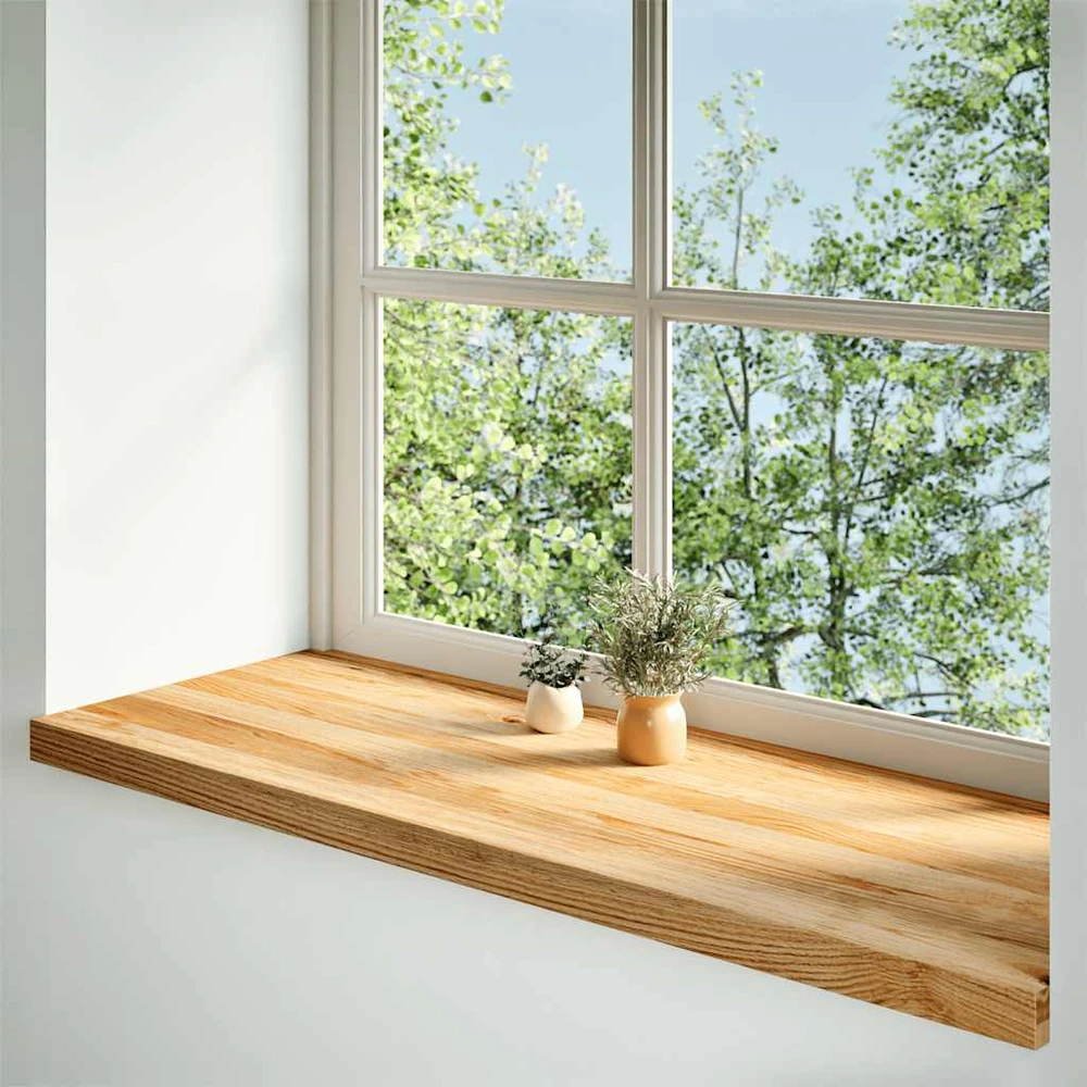 Palangės, 2 vnt, šviesiai rudos, 100x40x2 cm, ąžuolo medienos