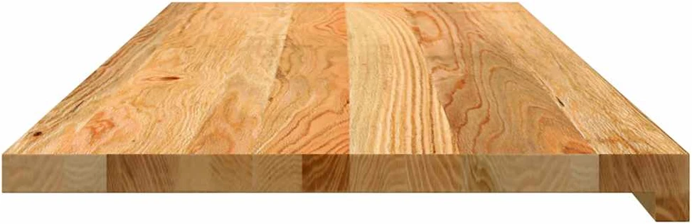 Palangės, 2 vnt, šviesiai rudos, 100x40x2 cm, ąžuolo medienos