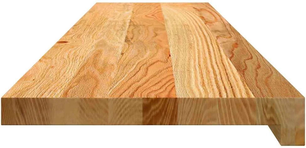 Palangės, 2 vnt, šviesiai rudos, 110x30x2 cm, ąžuolo medienos