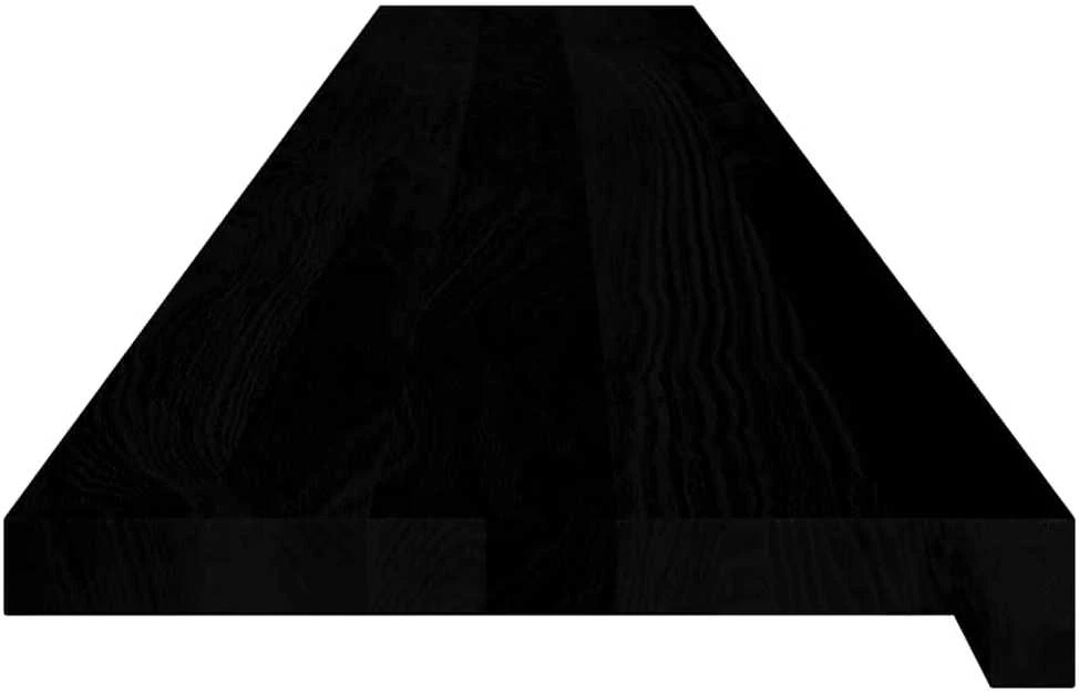 Palangės, 2 vnt, rudai juodos, 160x30x2 cm, ąžuolo medienos