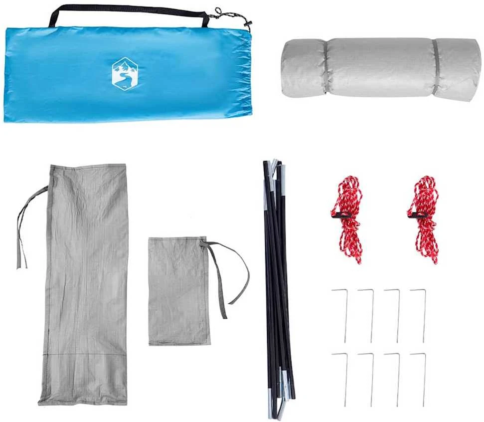 Vidinė palapinė su stogu Mėlyna 280 x 220 x 176 cm tafta