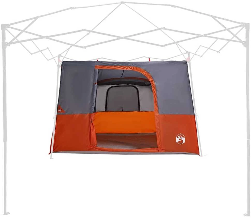 Vidinė palapinė Pilka ir oranžinė 280 x 220 x 176 cm tafta