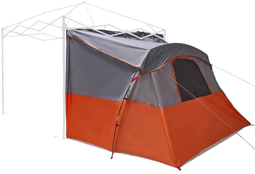 Vidinė palapinė Pilka ir oranžinė 280 x 220 x 176 cm tafta