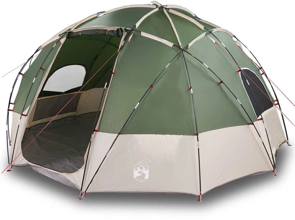 Kupolinis palapinė su stogu Žalia 475 x 475 x 235 cm tafta