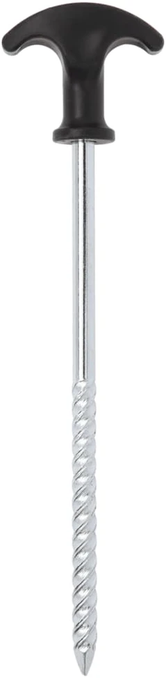 Palapinės kaiščiai, 12vnt., 20cm, skersmuo 7mm, plienas