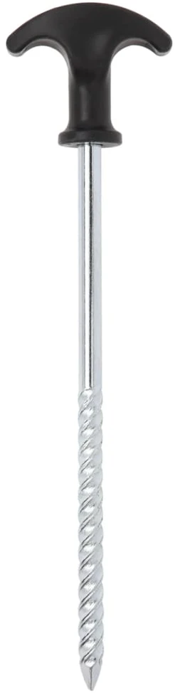 Palapinės kaiščiai, 24vnt., 20cm, skersmuo 7mm, plienas