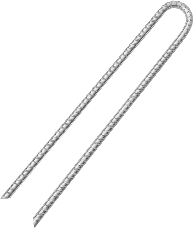Palapinės kaiščiai, 6vnt., 41,5cm, skersmuo 13mm, U forma
