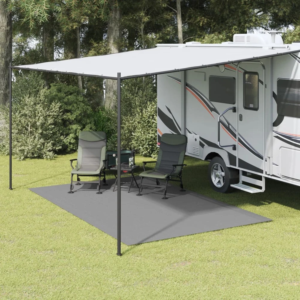 Stovyklavimo paklotas, antracito spalvos, 4x2,5m