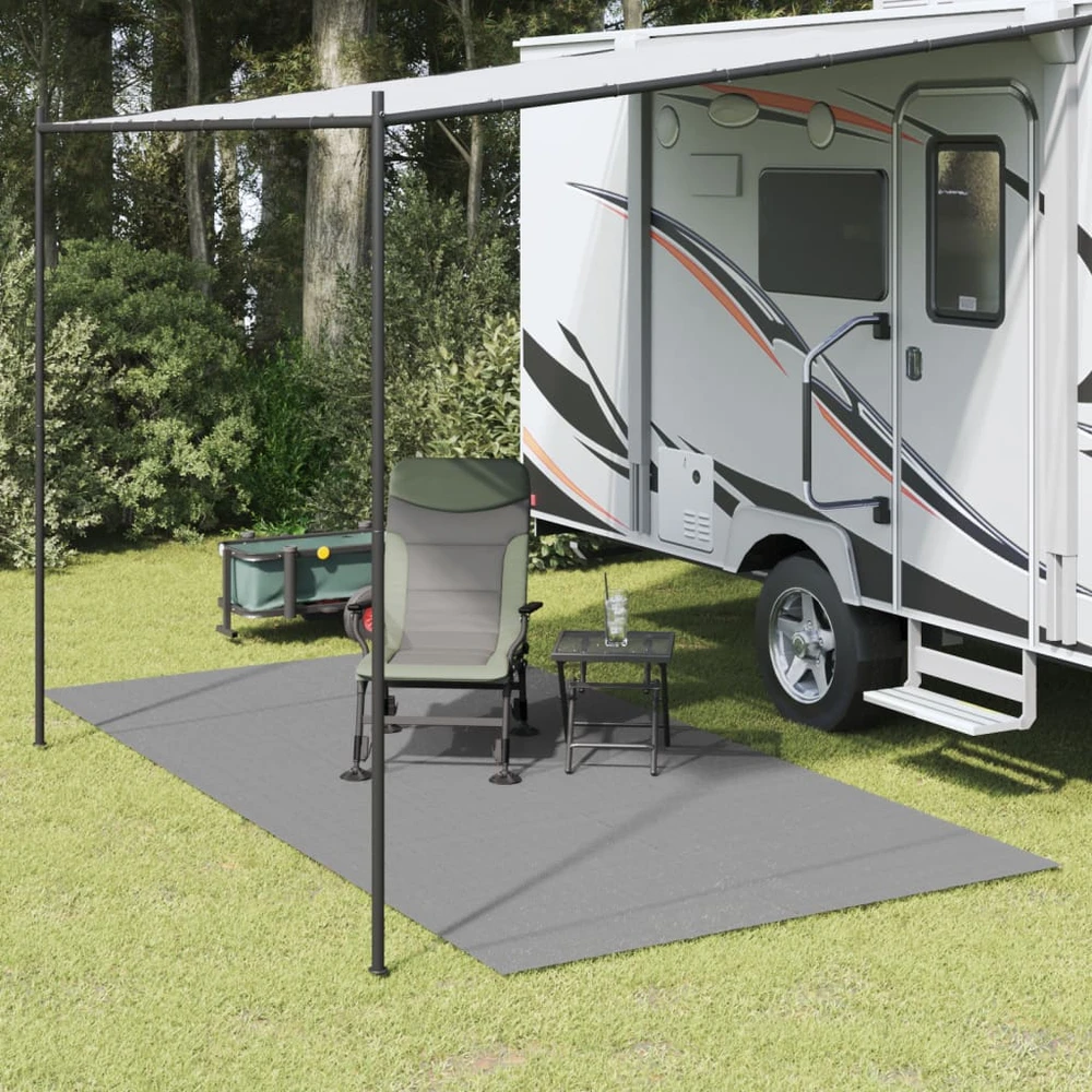 Stovyklavimo paklotas, antracito spalvos, 4x2m